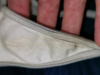 Take Wife&#039;s Dirty Mesh Thong from Washing - Panty Cleaning