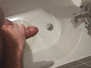 Cumshot handjob