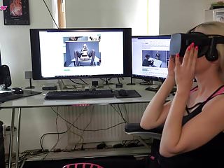 I&#039;m watching my first virtual reality porn...
