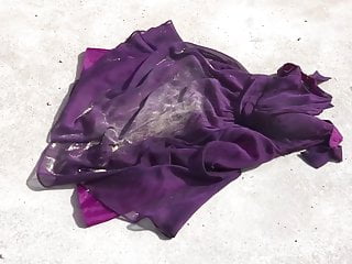 trample &amp; crush soil on purple 4 dress