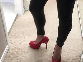 Hot heels. 