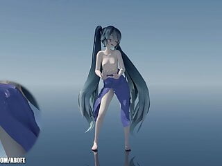 Miku in VRay with additional cam l Crab Rave