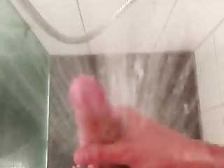 playing with my dick under the shower short