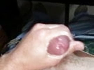 Me stroking another load of cum from my hard cock