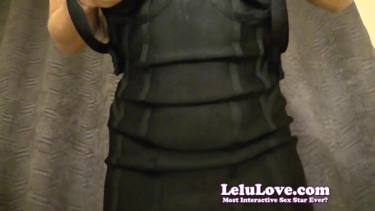 Lelu Love Black Latex Dress Fuck