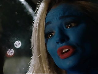 Emma Rigby (The Festival) Riding cock dressed as a Smurf