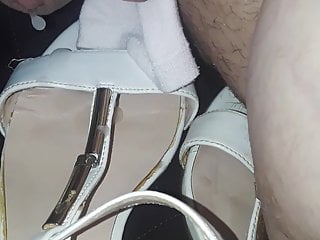 cum on her sandals