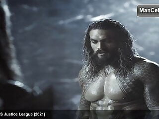 Jason Momoa expose his ripped abs and smooth muscular chest