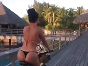 Hot ass bikini bike