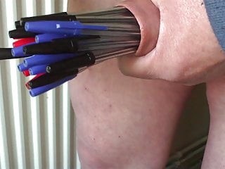 Foreskin with 18 pens