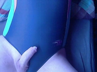  jerk off in the neighbour&#039;s swimsuit