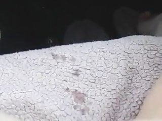 BBW babe fingers cunt and squirts while sitting in the car 1