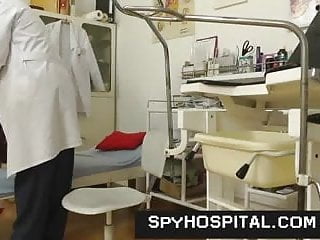 Spy Hospital, Voyeur, Tall Blonde, Skinny Blonde Pussy