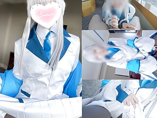 Blue Archive Noa Cosplaying Sweetly sadistic, brain-melting dirty talk teasing