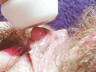 Milf Hairy Pussy Intense Big Clit Stimulation