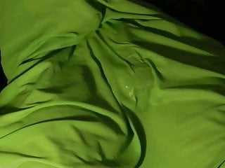Vintage Green Nylon Slip Spurt