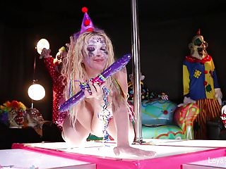 Big Boobs Masturbating, Big Boobs Toy, Clown, Big Tits