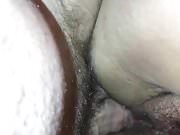 Wife gets ass and pussy fucked