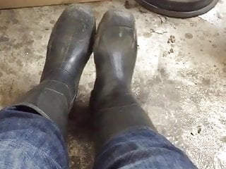 Boots, Masturbation, Nylonic, Footjob