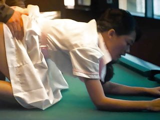 Fish Liew Sex on Billiard Table Scene On ScandalPlanetCom