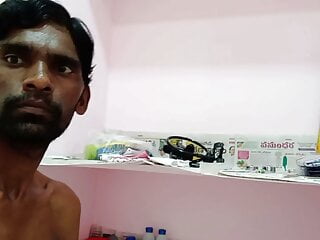 Rajesh’s home tour, showing the house, masturbating dick and cumming in the bathroom