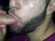 Hot Cocksucker Gets Facefucked and Facialized