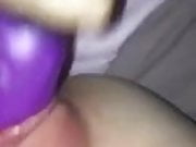 Purple dildo