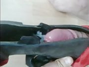 Sister's sexy thong slippers fucked
