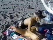 Lesbian sex on the beach