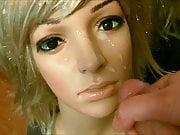 Doll Mannequin Cum Facial 4
