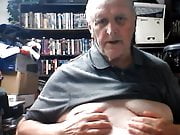 grandpa show tit on webcam