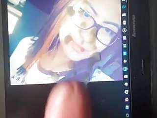 Splattering Kimberly (cumtribute)