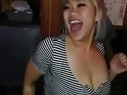 Slow motion bouncing tits!!