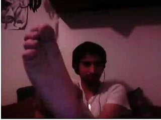 Straight Guys Feet On Webcam #400