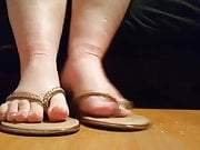 Sandals with cum