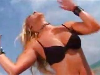 Tits, On Beach, Blonde, Teasing Tits