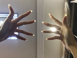 Long Natural Nails Light Show