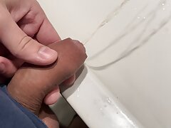 Pissing and playing with my cock