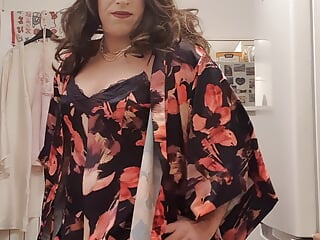 Kimono &amp; satin playsuit fun