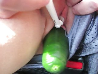 Masterbating cucumber...