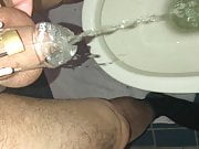 Chastity piss