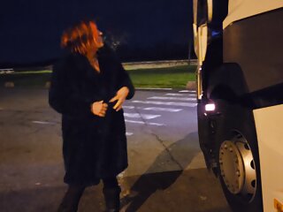 In Exhib A Truck Driver Surprises Me And Fucks My Pussy And My Ass...