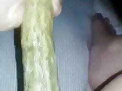 My pussy loves cucumber