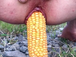 Corn in my asspussy...
