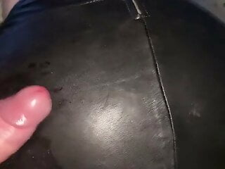 Amateur British Milf Leather Skirt Masturbation With Vibrator...