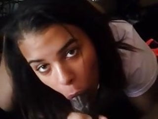 Amateur Sucking, Black, Cum, Ebony Blowjob Cum in Mouth