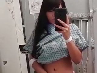 Hospital, Solo, Masturbate, Tits Tits Tits