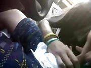 Blowjob inside car