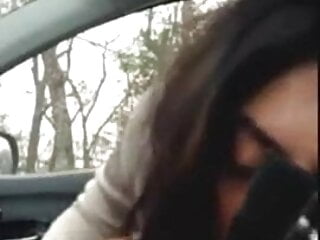 Car Blowjob Cum in Mouth, Elle, Pissing, Pissing in Mouth