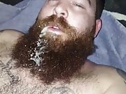 beardo cums in his beard